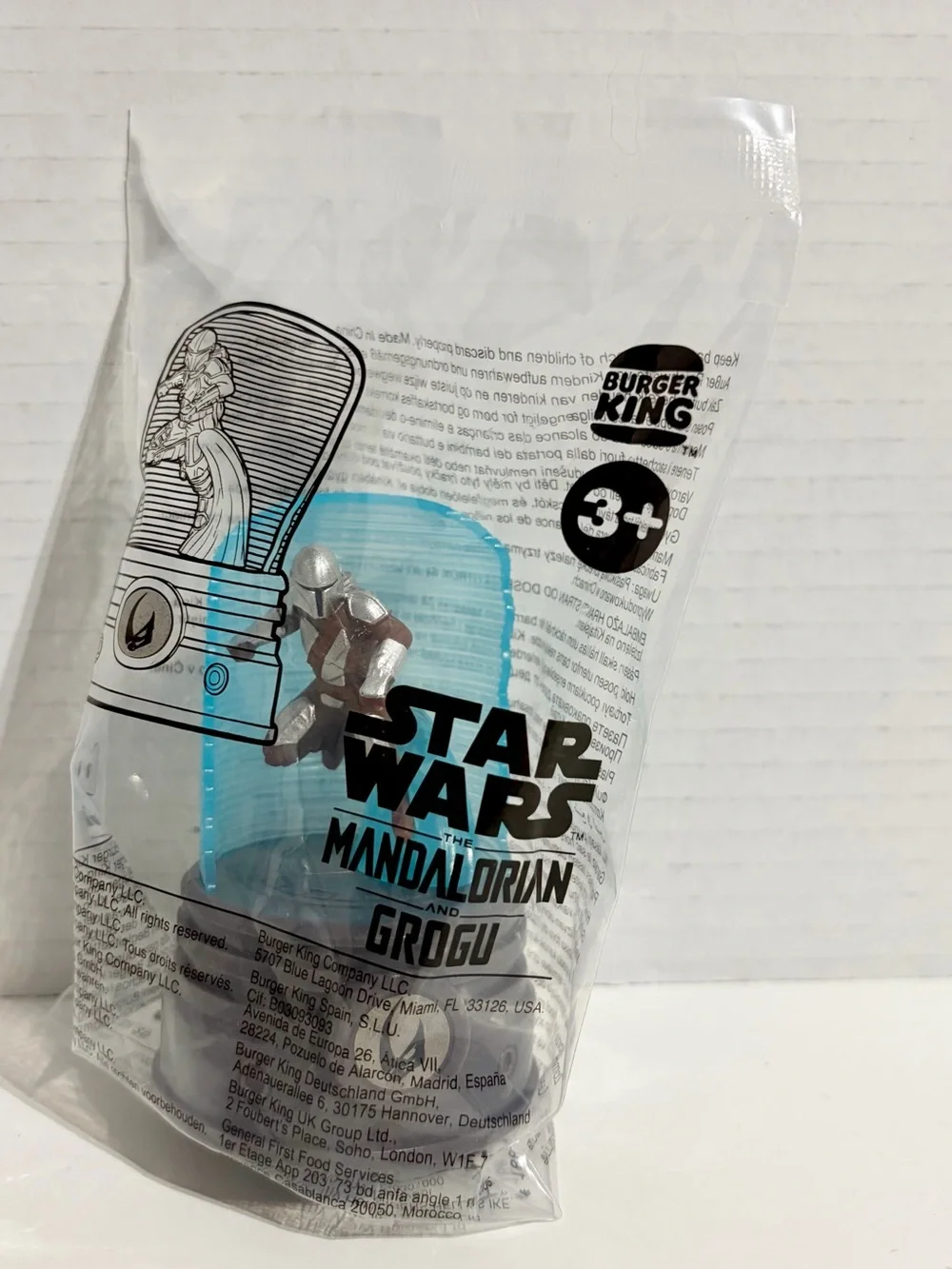 Burger King 2026 Mandalorian Grogu Kids Meal Toy sealed Mando Flying NEW